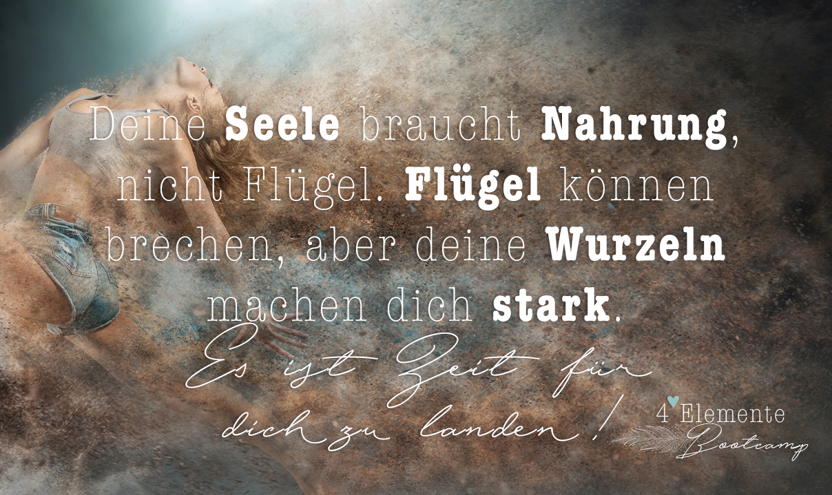 4 Elemente Bootcamp: Dein Körper kennt den Weg zur Selbstheilung.